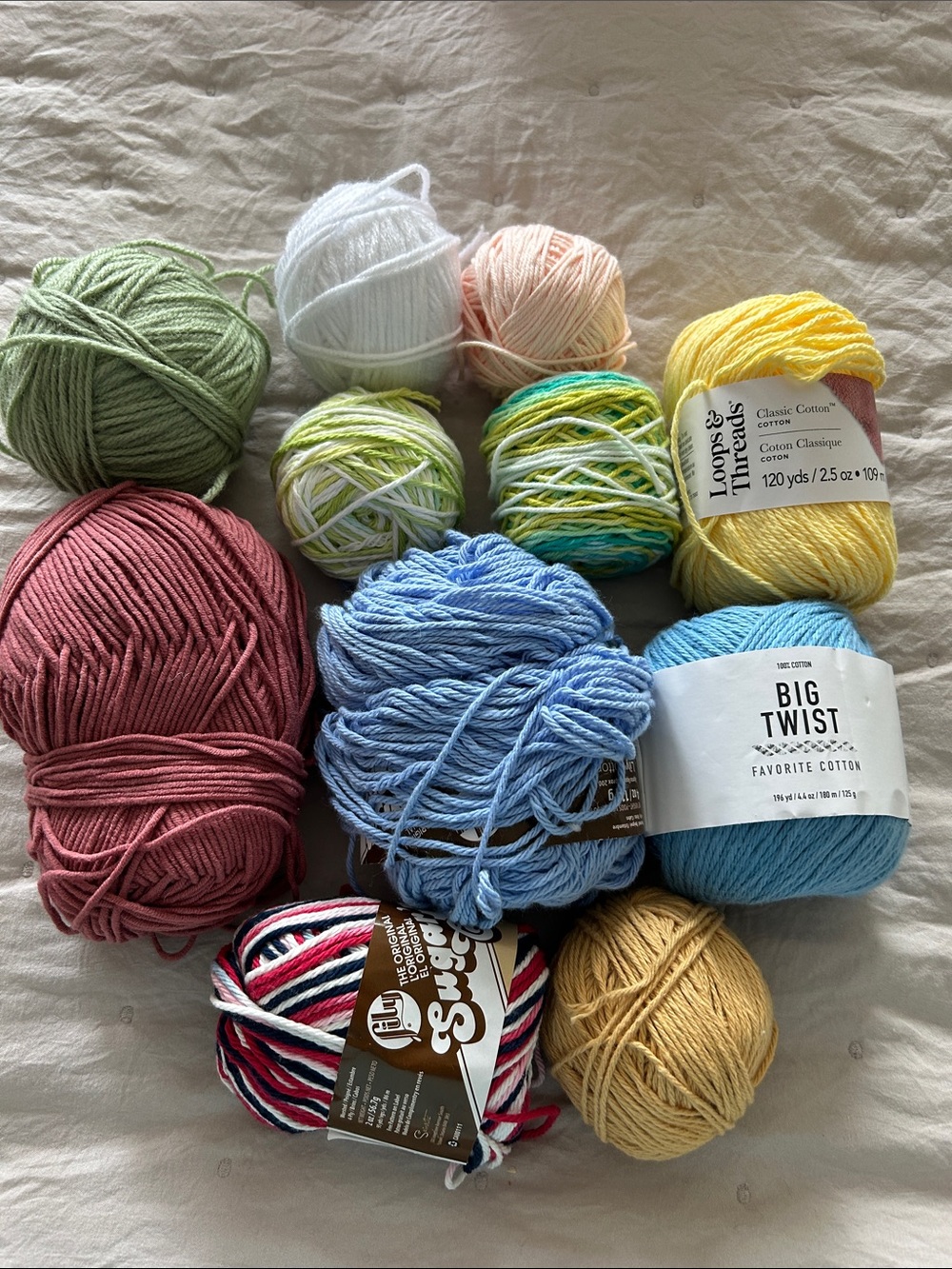 Light Blue Cotton Yarn by - Soft Twist Favorite Cotton